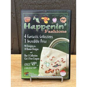 Dakota Collectibles Happenin Fashions CD-ROM Embroidery Designs 100 Designs